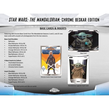 Star Wars Mandalorian Beskar Edition 2022 Booster Pack (Topps) - 1 Refractor Per Pack! - Img 3