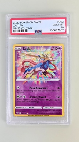 Zacian #082/185 Rară (engleză) PSA 10 GEM MT - Img 2