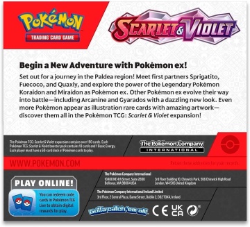 Cutie Pokémon TCG Scarlet & Violet Booster Display Box (36 pachete) - Img 2