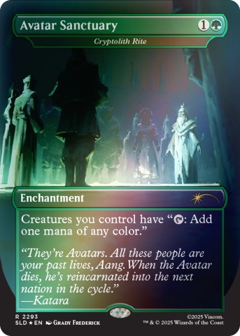 Magic: The Gathering Secret Lair x Avatar: The Last Airbender - A Lot to Learn (Rainbow Foil) - Img 5