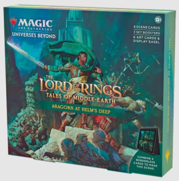Magic: The Gathering - The Lord of the Rings: Tales of Middle-earth - Aragorn at Helm's Deep Scene Box