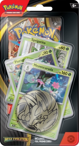 Premium Checklane Blister Pokémon TCG Mega Evolution Premium Checklane Blister Promo Mewscarada (English)