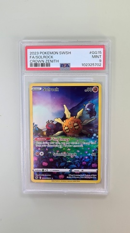 Solrock #GG15/GG70 PSA 9 Mint Holo Rare (engleză) - Img 2