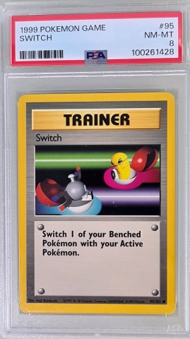 Switch #95/102 Vintage Common (English) PSA 8 NM-MT