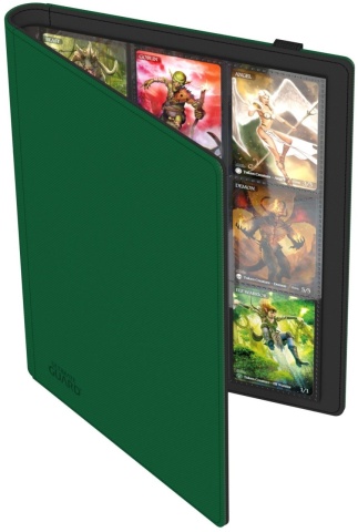 TCG Binder Mapă de stocare cărți de joc TCG Ultimate Guard FlexXfolio 18-Pocket XenoSkin Portfolio - Verde (360 carti) - Img 2