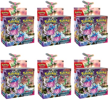 Cutie Pokémon TCG: Scarlet & Violet 5 Temporal Forces Booster Display Case (6 cutii)