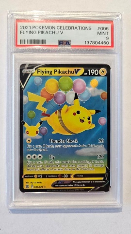 Flying Pikachu V #006/025 — PSA 9 MINT (Celebrations Aniversare 25 ani, 2021)