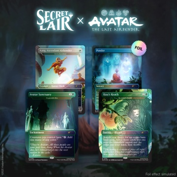 Magic: The Gathering Secret Lair x Avatar: The Last Airbender - A Lot to Learn (Rainbow Foil) - Img 2