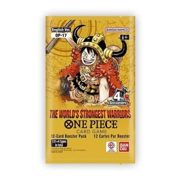 One Piece TCG: The World's Strongest Warriors Booster Pack OP17 (12 Cards)