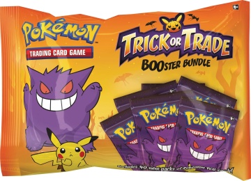 Pachet Mini Booster Pokémon TCG: Trick or Trade 2024 (3 Cărți - Gengar & Pikachu) - Img 2