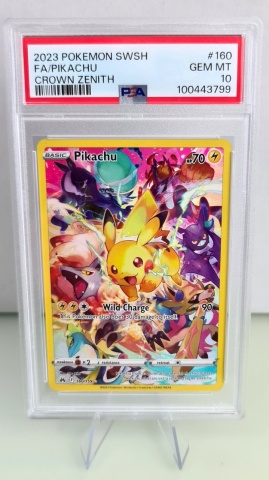 Pikachu FA/PIKACHU #160/159 Full Art Ultra Rare (English) PSA 10 GEM MT - Img 3