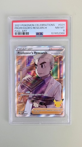 Professor's Research #024/025 (Oak) PSA 8 Near Mint Full Art (English) - Img 2