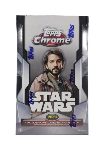 Star Wars Chrome 2023 Hobby Booster Pack (Topps) - Chase Autographs & Parallels! - Img 2