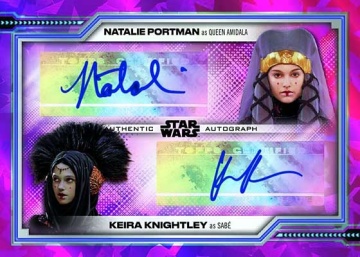 Star Wars Phantom Menace Sapphire 2024 Hobby Box (Topps) - 4 paralele numerotate garantate! - Img 3