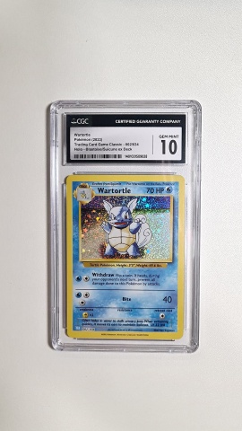 Wartortle Holo #001/034 CGC 10 Gem Mint Holo - Pokémon (2023) Trading Card Game Classic (English) - Img 2