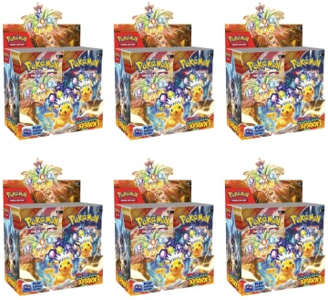 Cutie Pokémon TCG Scarlet & Violet 8 Surging Sparks Booster Display Case (6 cutii)