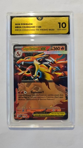 Mega Charizard Y ex #MEP 030 (English) GG 10 GEM MT