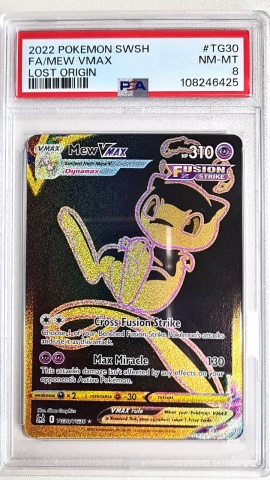 Mew VMAX #TC30/TG30 PSA 8 Near Mint Full Art Lost Origin