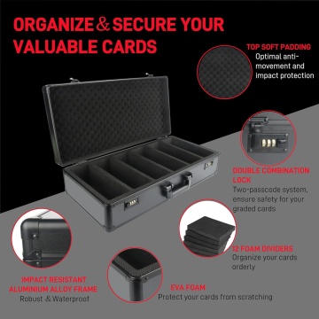 Premium Graded Card Case | Magazine 250+ PSA, BGS, SGC Slabs | Ultimate Security XXL - Img 4