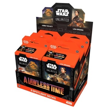 Star Wars Unlimited - A Lawless Time Spotlight Deck Pack: Leia Organa vs. Jabba The Hutt (6 Decks)