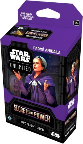 Star Wars Unlimited - Secretele puterii Spotlight Deck Pack: Padme Amidala vs. Cancelarul Palpatine (6 pachete) - Img 2