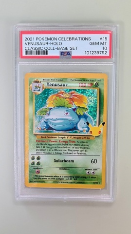 Venusaur #15/102 PSA 10 Gem Mint Holo (engleză) - Img 2
