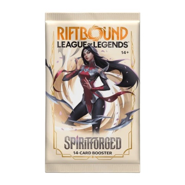 League of Legends TCG Riftbound Spiritforged Booster Pack (14 Cards)