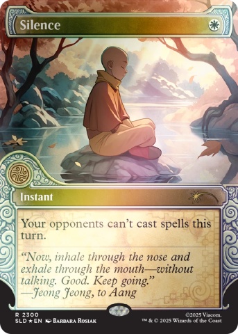 Magic: The Gathering Secret Lair x Avatar: The Last Airbender - Unul cu elementele (Rainbow Foil) - Img 3