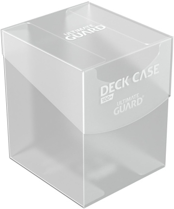 Pokemon TCG Cards - Ultimate Guard Deck Case Standard Size - Transparent (100+ cards)