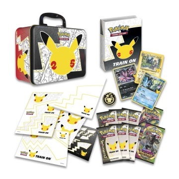 Pokémon TCG: Celebrations Collector's Chest (Fall 2021) — 25th Anniversary Sealed Collectible Tin - Img 2