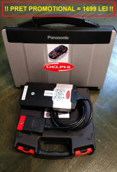 Testere Multimarca > Interfata semiprofesionala DELFI2 DS150E VCII Turisme&Autoutilitare&Camione + Laptop Militar Panasonic CF53