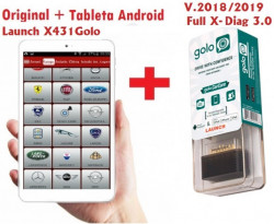 Testere Multimarca > Kit Launch X431 Golo Profesional + Tableta full software update ONLINE la zi