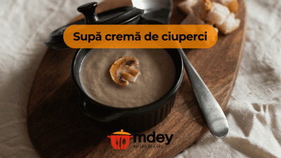 Supa crema de ciuperci