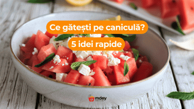 Ce sa gatesti pe canicula?