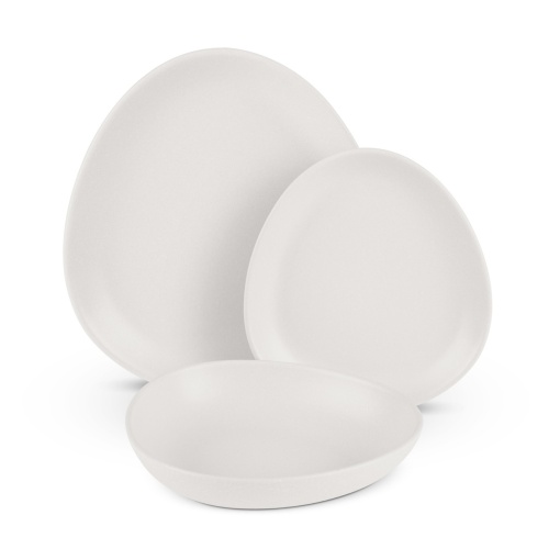 Set farfurii ovale 18 piese Sahara Berlinger Haus BH 10020, crem, moderne