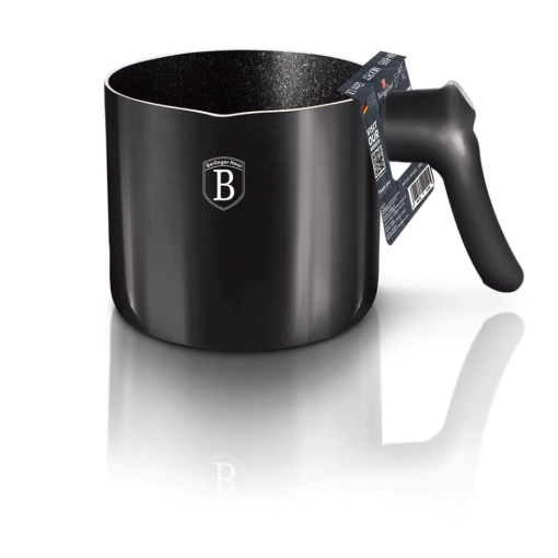 Cana antiaderenta pentru lapte 1.2L – Berlinger Haus BH 6915, Carbon Pro