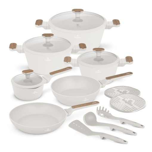 Set Oale și Tigăi 15 Piese Berlinger Haus Sahara Nordic – Inducție