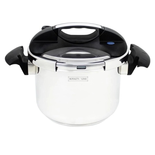 Oala marmorata sub presiune 6L, inox, antiaderenta Royalty Line RL-PS6LM