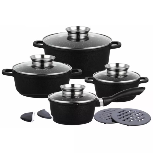 Set oale cu capace 16/16/20/24 CM Klausberg KB7360