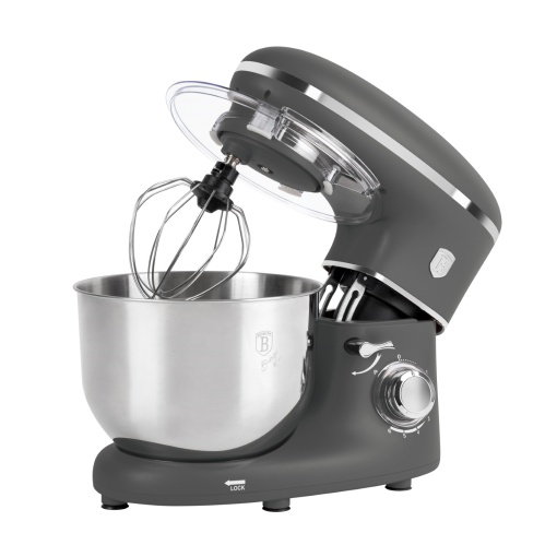 Robot de bucatarie 1300W Anthracite Collection Berlinger Haus BH 9511, pentru aluat, creme
