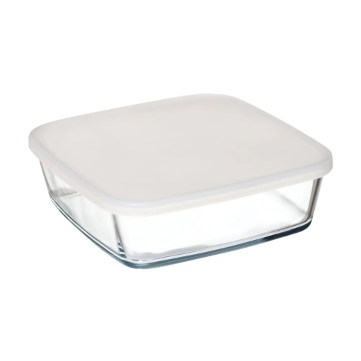 Vas sticla termorezistenta patrat cu capac plastic 1,7 L Simax 7466/D - Simax - Simax