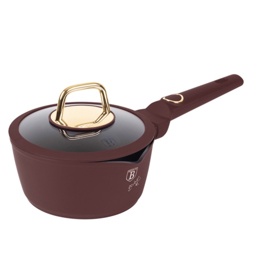 Oală cu capac pentru sos 16 cm, 1.2L – Berlinger Haus BH8028, Leonardo Collection, antiaderentă, elegantă
