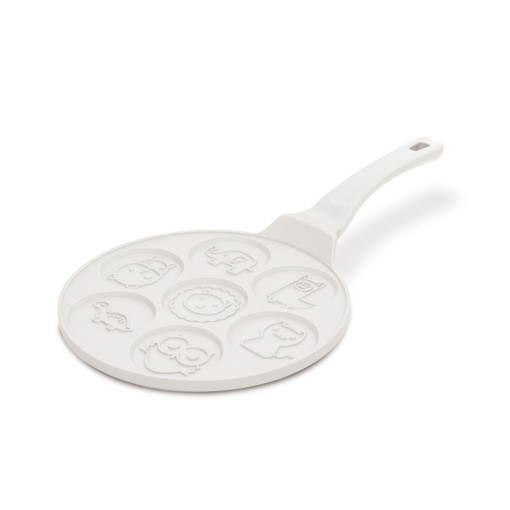 Tigaie cu 7 forme animale pentru clatite 26 cm Sahara Berlinger Haus BH 7800, antiaderenta, crem