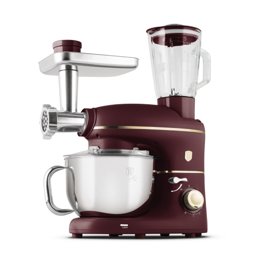Robot de bucatarie multifunctional, 1500 W, Leonardo Berlinger Haus BH 9531, visiniu