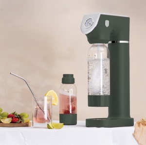 Aparat preparare bauturi carbogazoase Green Matt Berlinger Haus BH 9785N, verde mat, include 2 sticle reutilizabile - Img 4