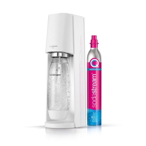 Aparat preparare bauturi carbogazoase, sifon , cu butelie CO2 inclusa, Terra White Sodastream 1012811400, alb - Img 1