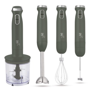 Blender vertical 3 în 1 cu tocător și tel, 800 W – Berlinger Haus Green Matte LP-BH-264, verde mat - Img 2