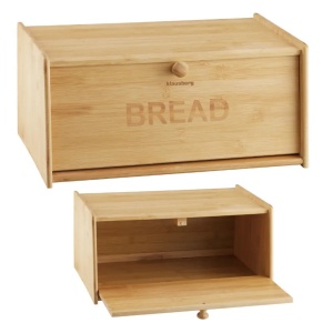 Cutie pentru pâine din bambus, 39.5×24.5×18 cm, Klausberg KB-7933 - Img 6