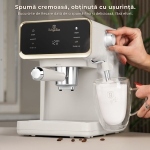 Espressor digital 3 in 1 Sahara Berlinger Haus BH/9847, crem mat - Img 7