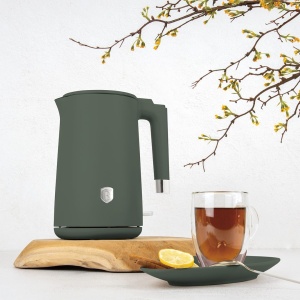 Fierbător de apă cu pereți dubli, 1,7 L – Berlinger Haus Green Matte BH 9924, verde mat - Img 4